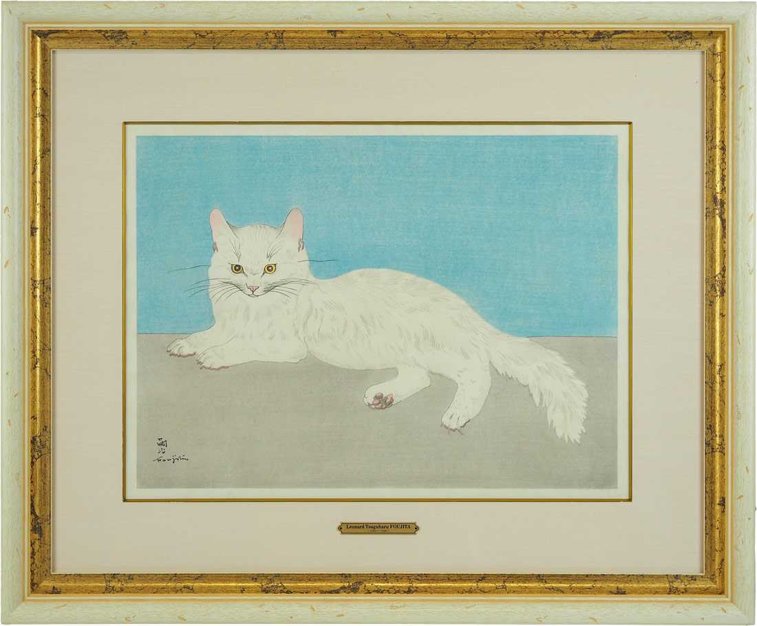 藤田嗣治 「猫（白い）」 | | アトリエ・ブランカ