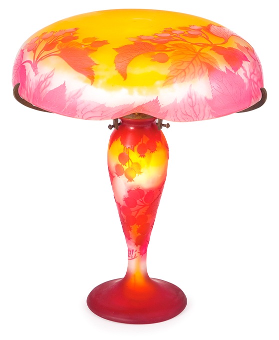 エミール・ガレ 「スグリ文ランプ」 | | アトリエ・ブランカ