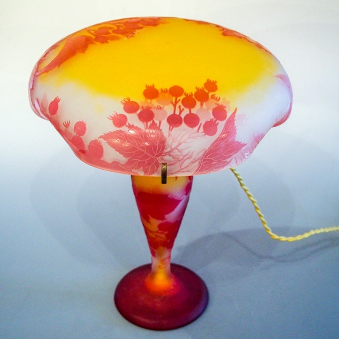 エミール・ガレ 「スグリ文ランプ」 | | アトリエ・ブランカ