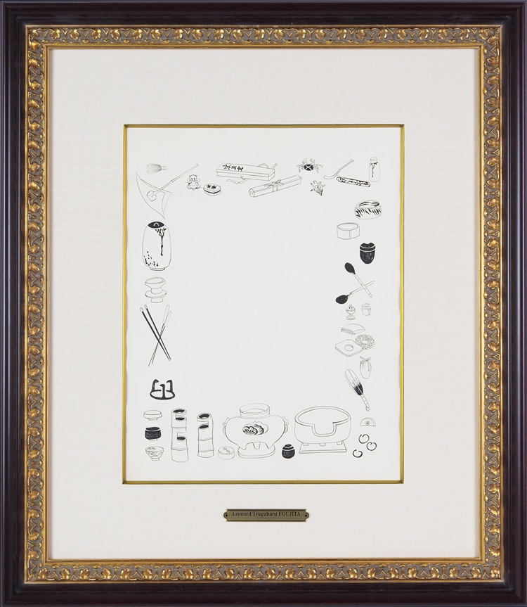 藤田嗣治 「茶道具・Ⅰ」 | | アトリエ・ブランカ