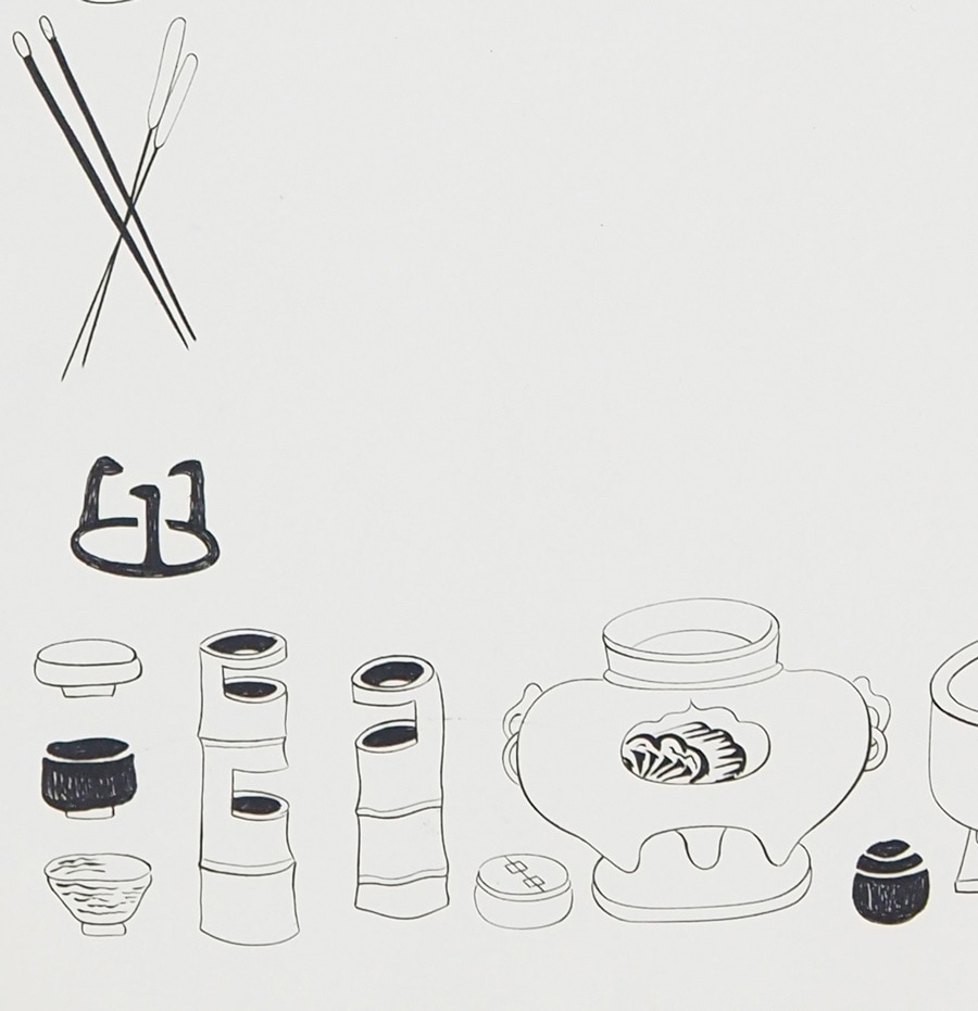 藤田嗣治 「茶道具・Ⅰ」 | | アトリエ・ブランカ