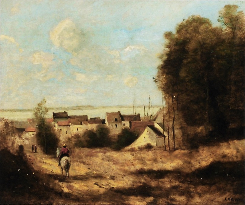 J=B・カミーユ・コロー 「海辺の村、あるいは村の入口」 | | アトリエ