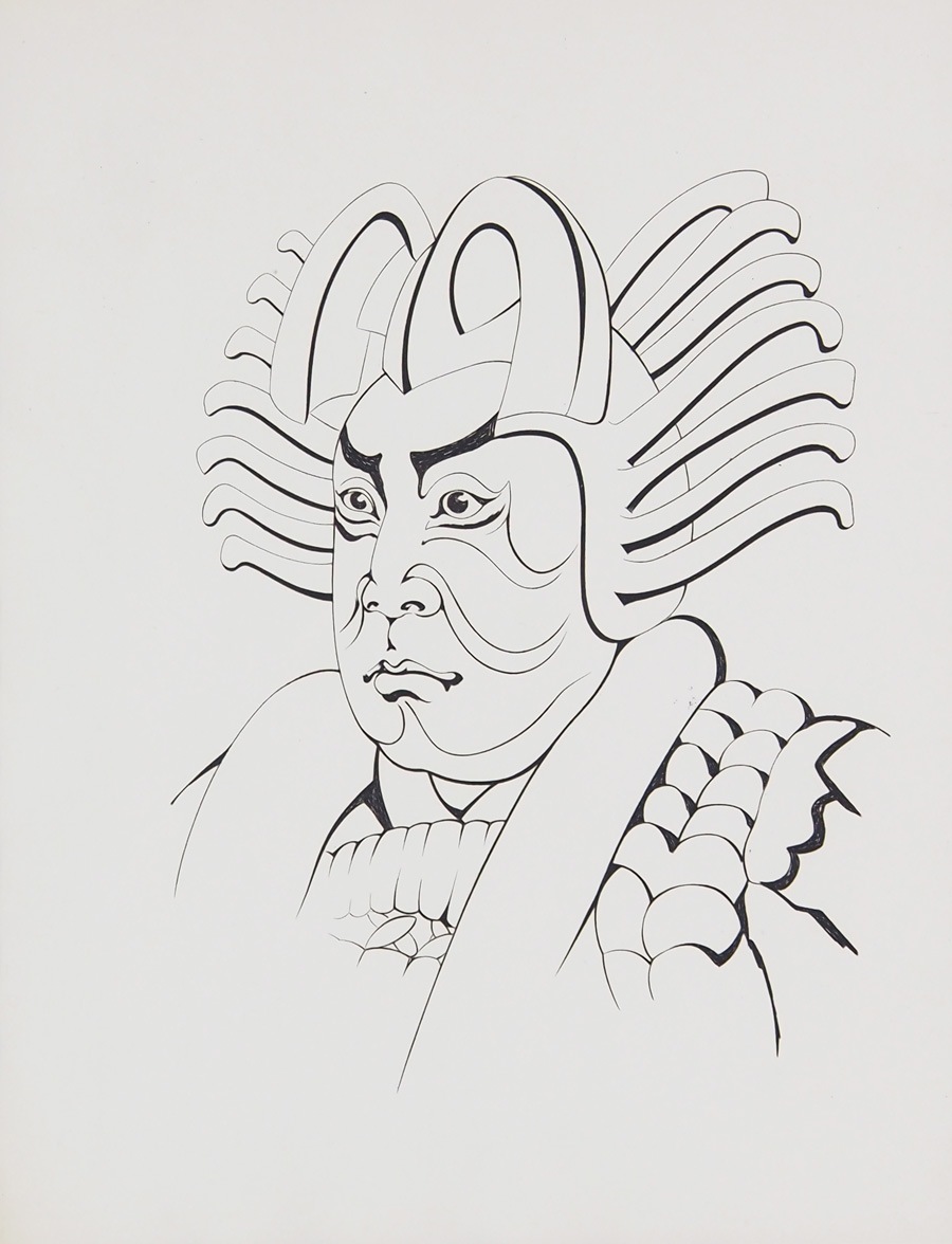 藤田嗣治 「歌舞伎役者」 | | アトリエ・ブランカ