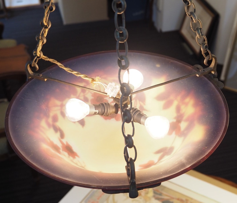 エミール・ガレ 「野バラ文天吊灯」 | | アトリエ・ブランカ