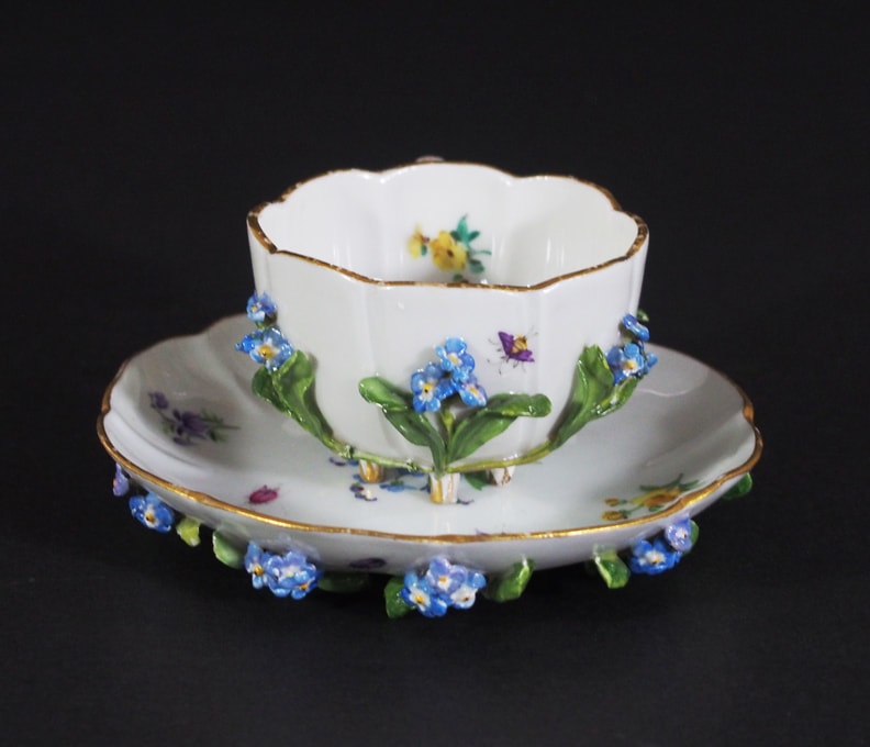 マイセン 「花尽しアップリケカップ＆ソーサー」 | | アトリエ