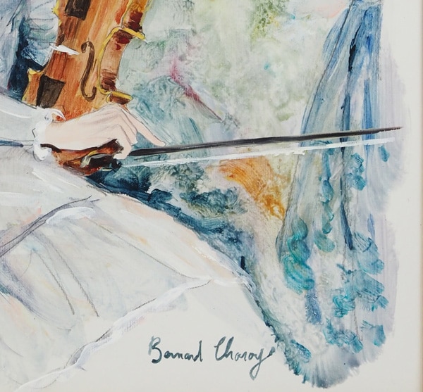 ベルナール・シャロワ 「バイオリンを持った女性」 | | アトリエ・ブランカ