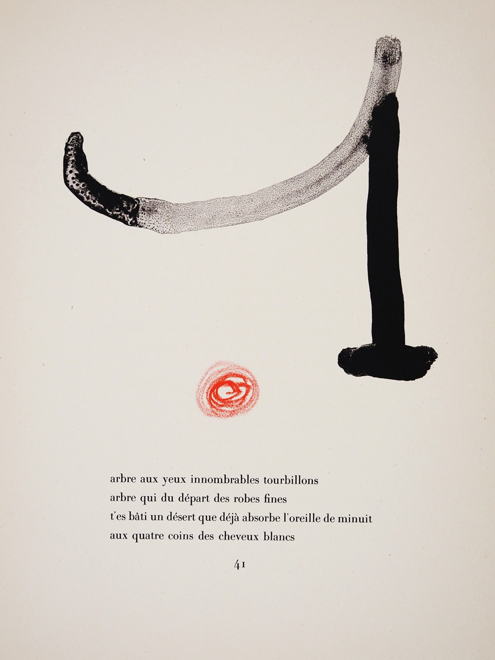 ジョアン・ミロ　パリ・ムルロ工房『レゾネNo866』 リトグラフ 0129L ジョアン・ミロパリ・ムルロ工房『レゾネNo866』 リトグラフ 0129L