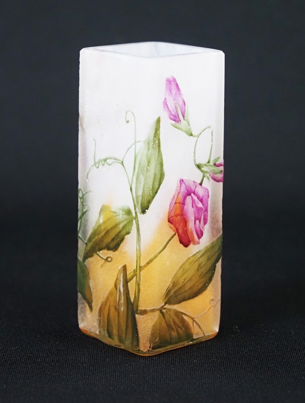 ベルナンシー　花瓶　花器　ドーム兄弟　植物　ガラス　金彩　フランス ベルナンシー 花瓶 花器 ドーム兄弟 植物 ガラス 金彩 フランス