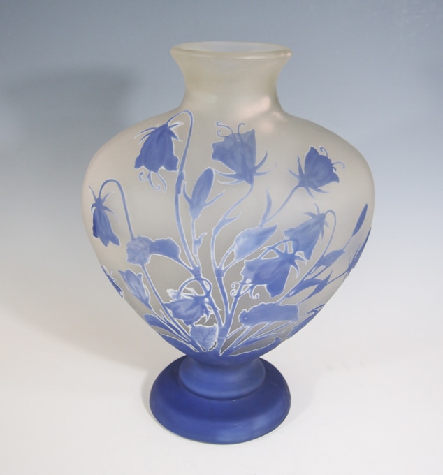 エミール・ガレ 「トルコキキョウ文花瓶」 | | アトリエ・ブランカ