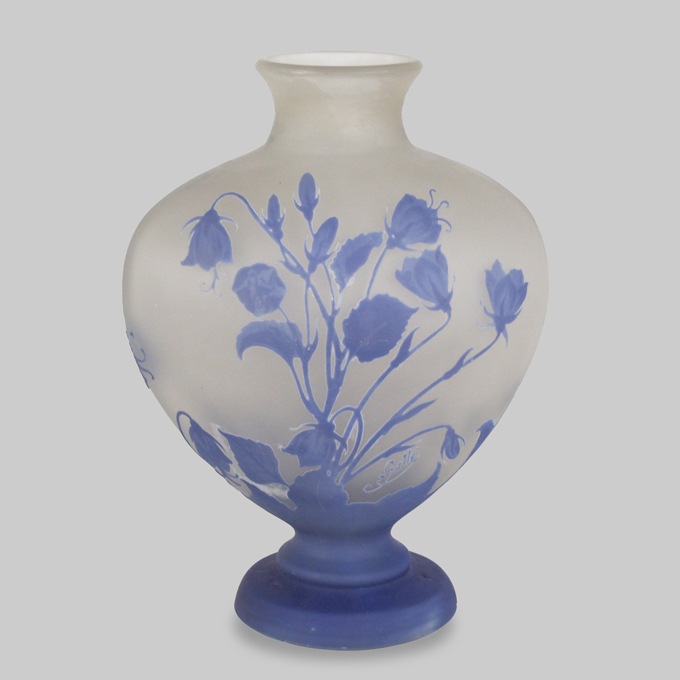 エミール・ガレ 「トルコキキョウ文花瓶」 | | アトリエ・ブランカ