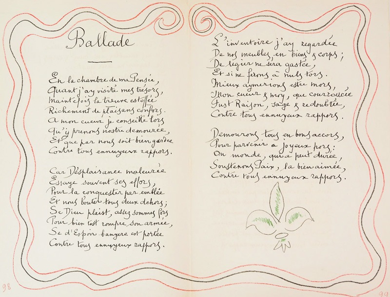 ����ꡦ�ޥƥ�������BALLADE��P.98,99�ʸ������ˡ�
