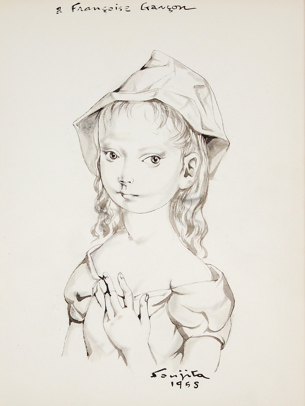 藤田嗣治 「フランソワーズ・ギャルソンの肖像」 | | アトリエ・ブランカ
