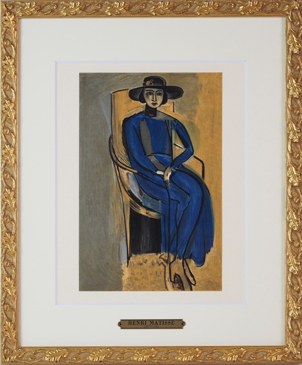 アンリ・マティス、「グレタ・プロゾールの肖像」、希少な画集より アンリ・マティス、「グレタ・プロゾールの肖像」、希少な画集