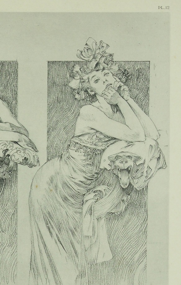 アルフォンス・ミュシャ 「装飾資料集・PL.12」 | | アトリエ・ブランカ