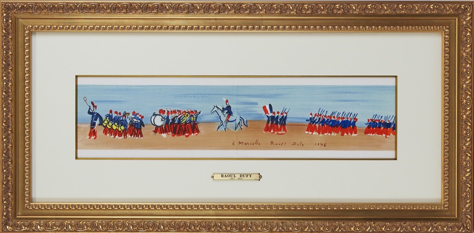 ラウル・デュフィ 「行進（見開き）」 | | アトリエ・ブランカ