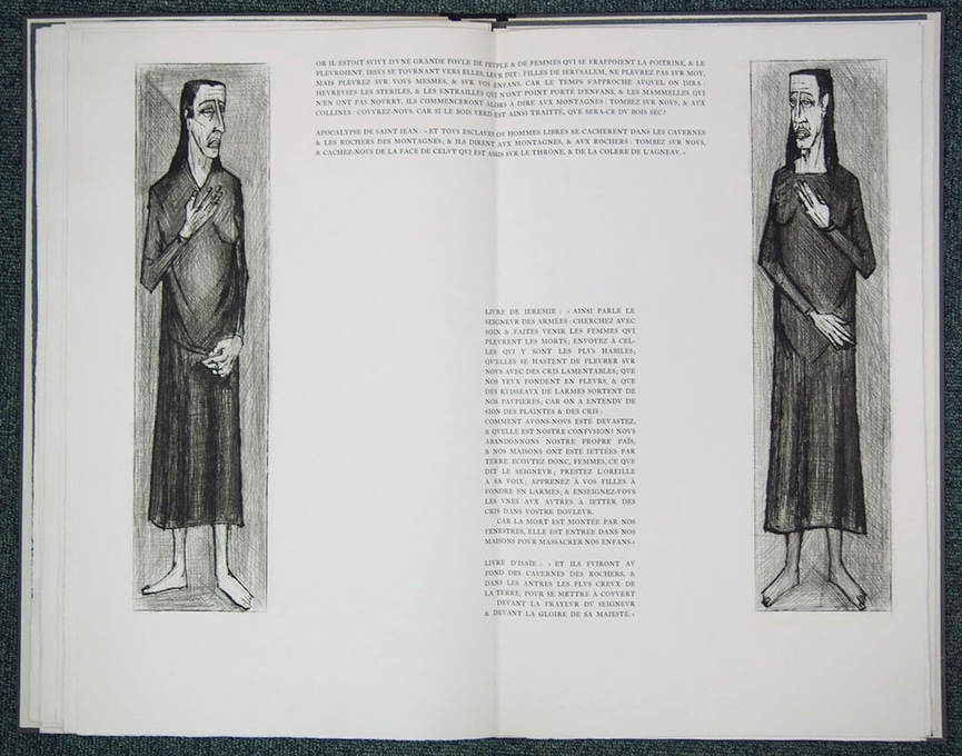 ベルナール ビュッフェ 挿画本 キリストの受難 アトリエ ブランカ