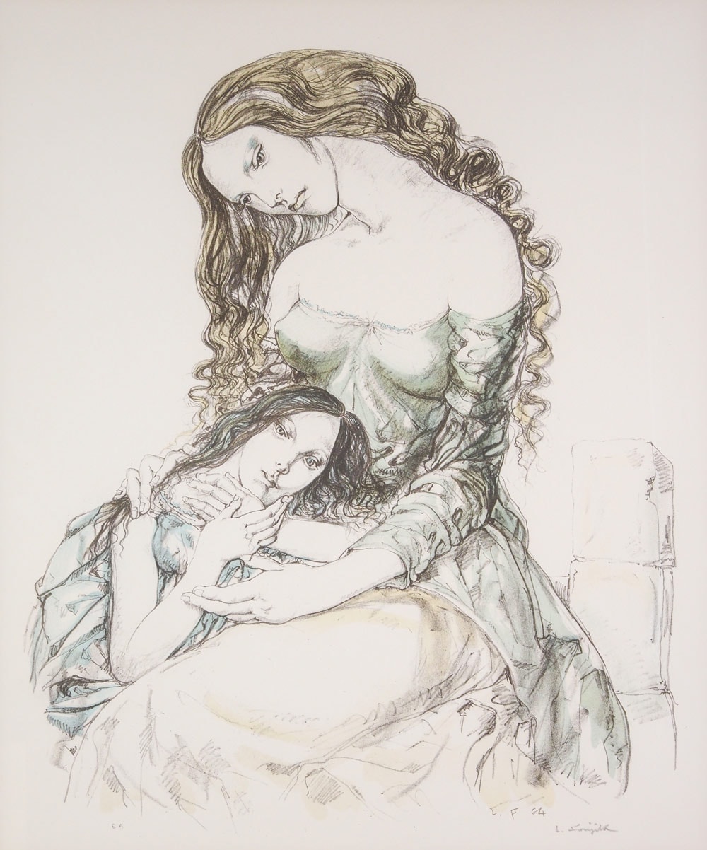 藤田嗣治 「母子像（母と娘）」 | | アトリエ・ブランカ