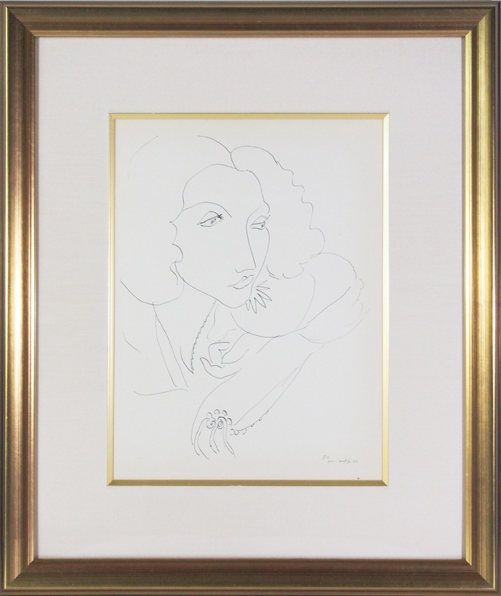 アンリ・マティス 「DESSINS・I-15（女）」 | | アトリエ・ブランカ