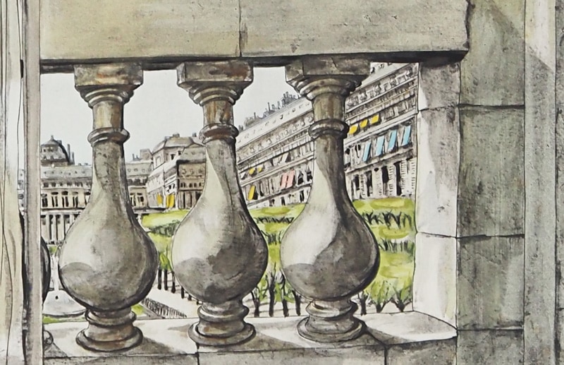 藤田嗣治 「パレ・ロワイヤル」 | | アトリエ・ブランカ