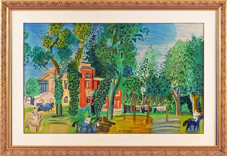 ラウル・デュフィ 「ドーヴィルのパドック」 | | アトリエ・ブランカ