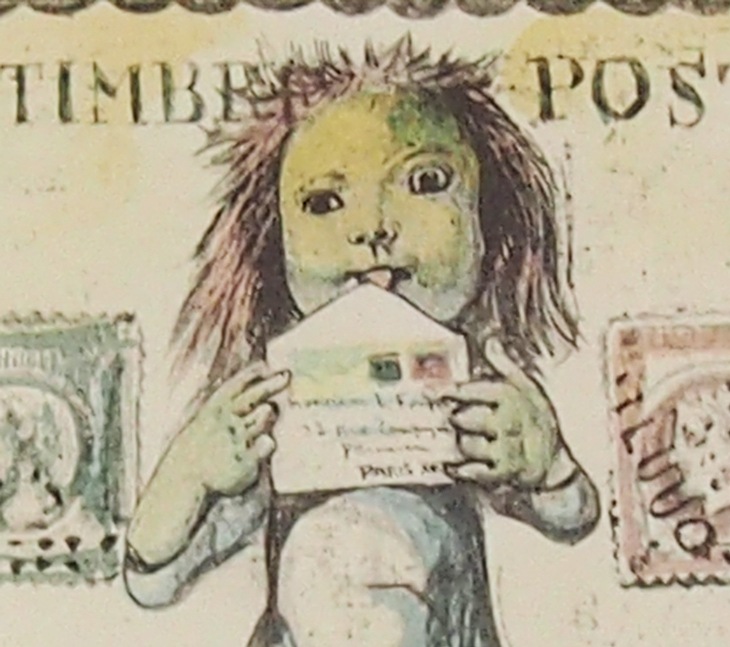 藤田嗣治 「切手」 | | アトリエ・ブランカ