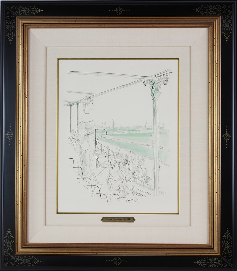 藤田嗣治 「ロンシャン競馬場」 | | アトリエ・ブランカ