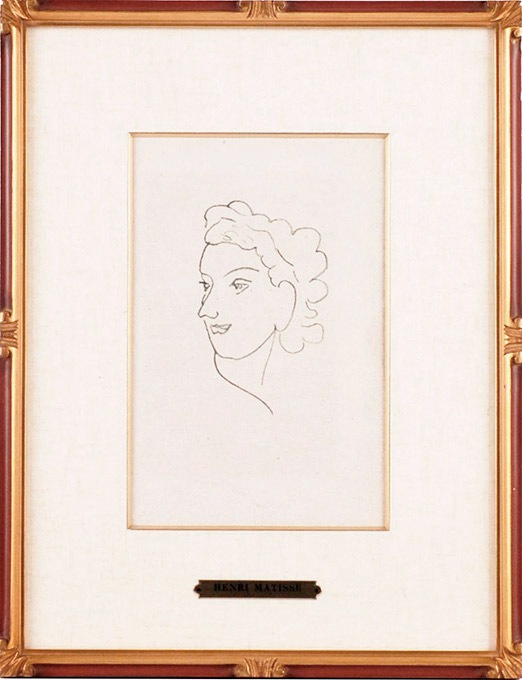 【真作】アンリ・マティス「女性の肖像」リトグラフ 版画 絵画 抽象画 真作】アンリ・マティス「女性の肖像」リトグラフ 版画 絵画