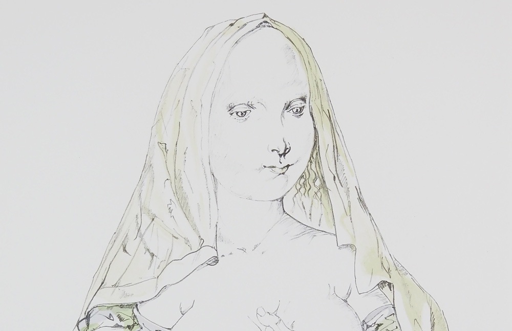 藤田嗣治、「Femme au chale de mousseline」 藤田嗣治、「Femme au chale de mousseline」 - メルカリ