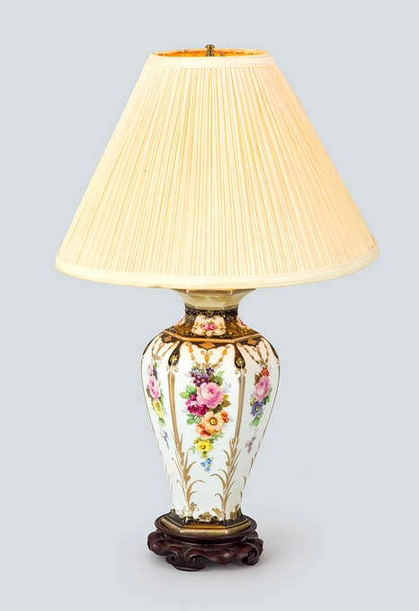 オールドノリタケ 「花文ランプ」 | | アトリエ・ブランカ