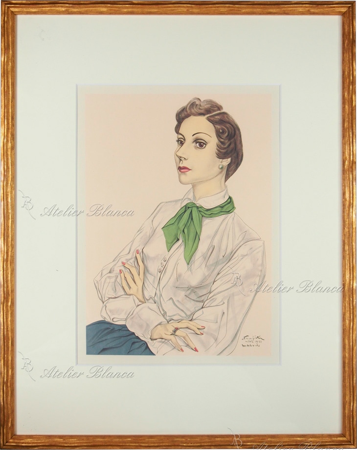 藤田嗣治 「コンチータ・モンテスの肖像」 | | アトリエ・ブランカ