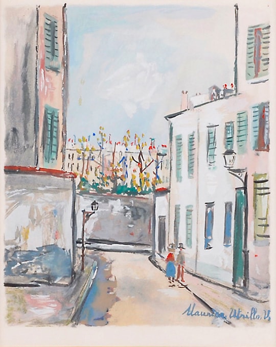 モーリス・ユトリロ 挿画本『霊感の村』 | | アトリエ・ブランカ