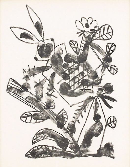 パブロ・ピカソ 「花と昆虫」 | | アトリエ・ブランカ