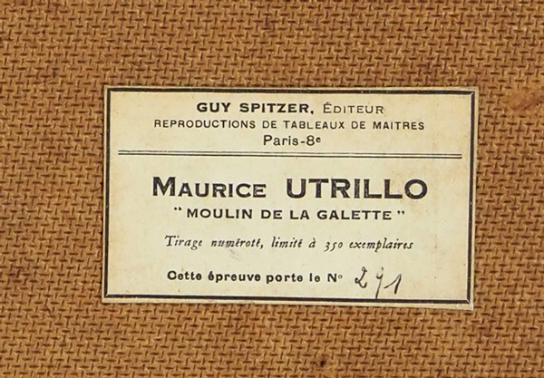モーリス・ユトリロ 「春のムーラン・ド・ラ・ギャレット