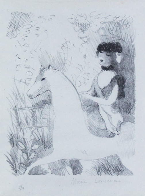 マリー・ローランサン 「馬に乗った女」 | | アトリエ・ブランカ