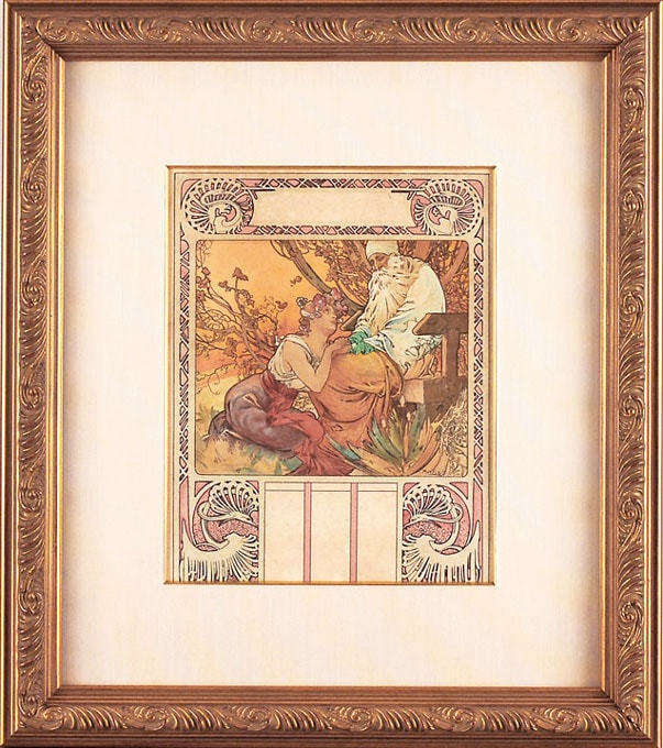 アルフォンス・ミュシャ 「人生の四つの時・老年期