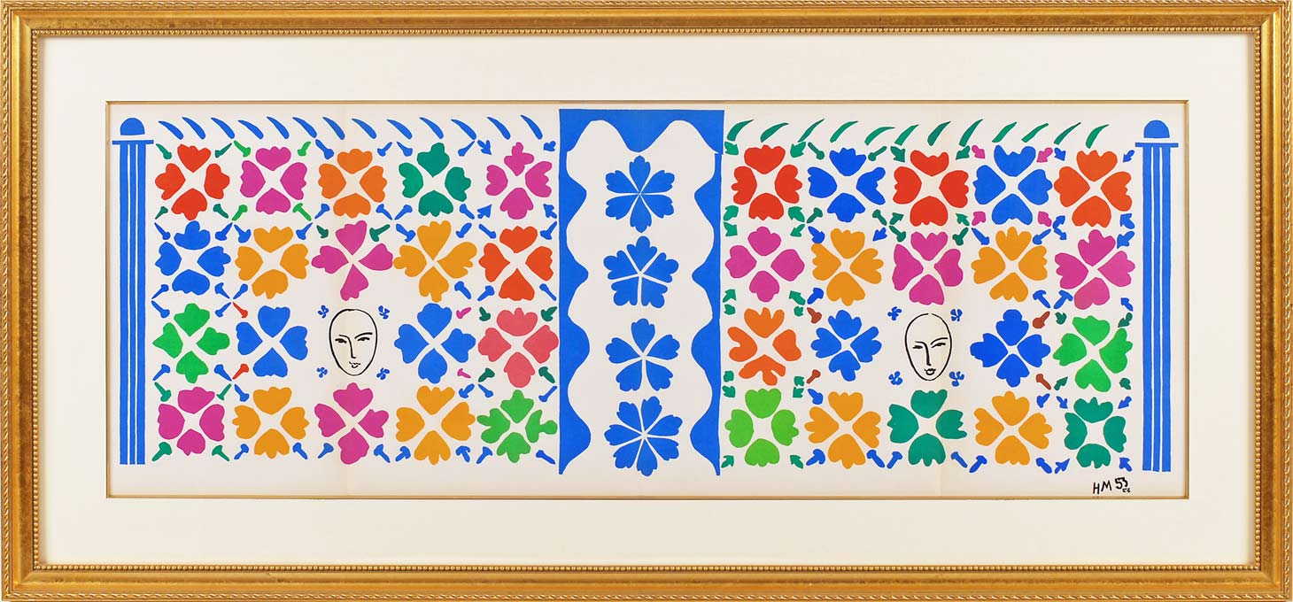 アンリ・マティス 「装飾模様と仮面（見開き4面）」 | | アトリエ