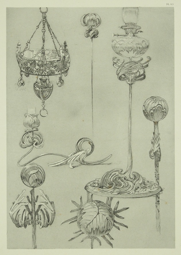 アルフォンス・ミュシャ 「装飾資料集・PL.63」 | | アトリエ・ブランカ