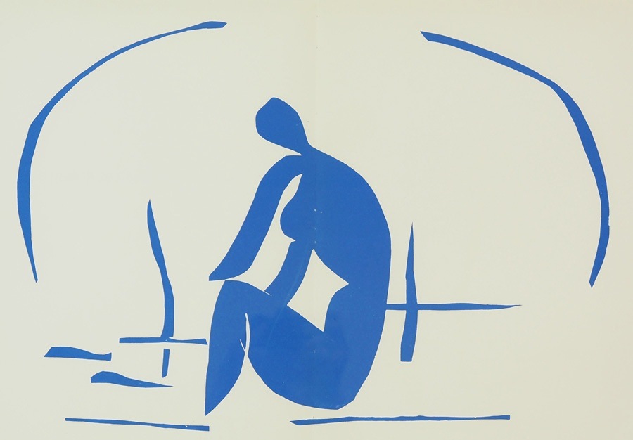 アンリ・マティス 「青の中の棕櫚の木」 アンリ・マティス 「青の中の棕櫚の木」 シルクスクリーンポスター