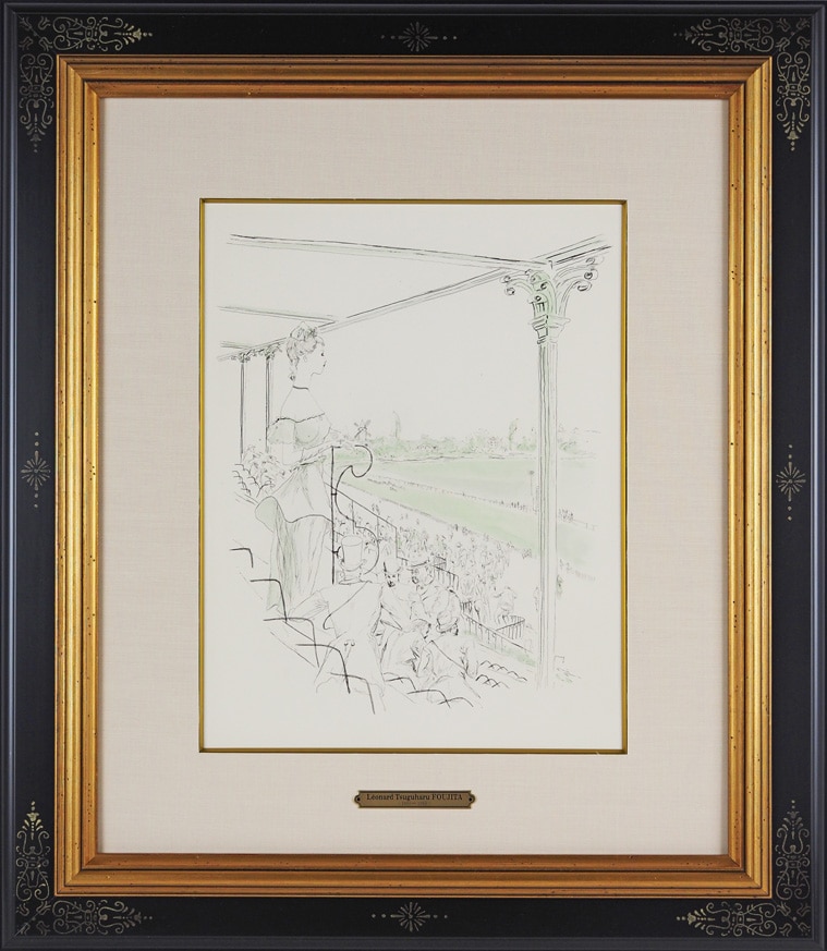 藤田嗣治 「ロンシャン競馬場」 | | アトリエ・ブランカ