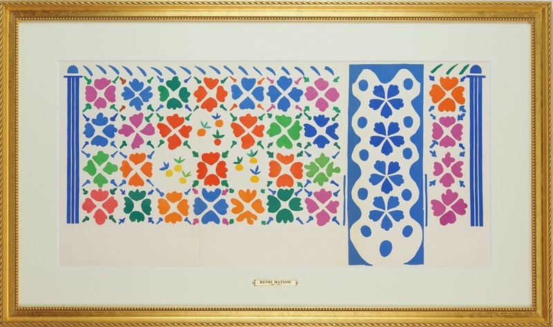 アンリ・マティス 「装飾模様と果物（見開き3面）」 | | アトリエ