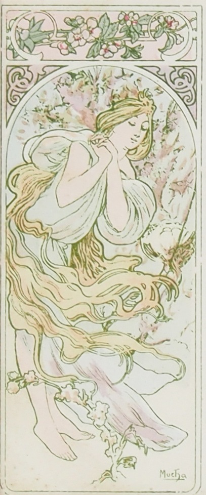 アルフォンス・ミュシャ、〈ショコラ・マッソン〉：1897年のカレンダー ミュシャを楽しむために、ショコラマッソン