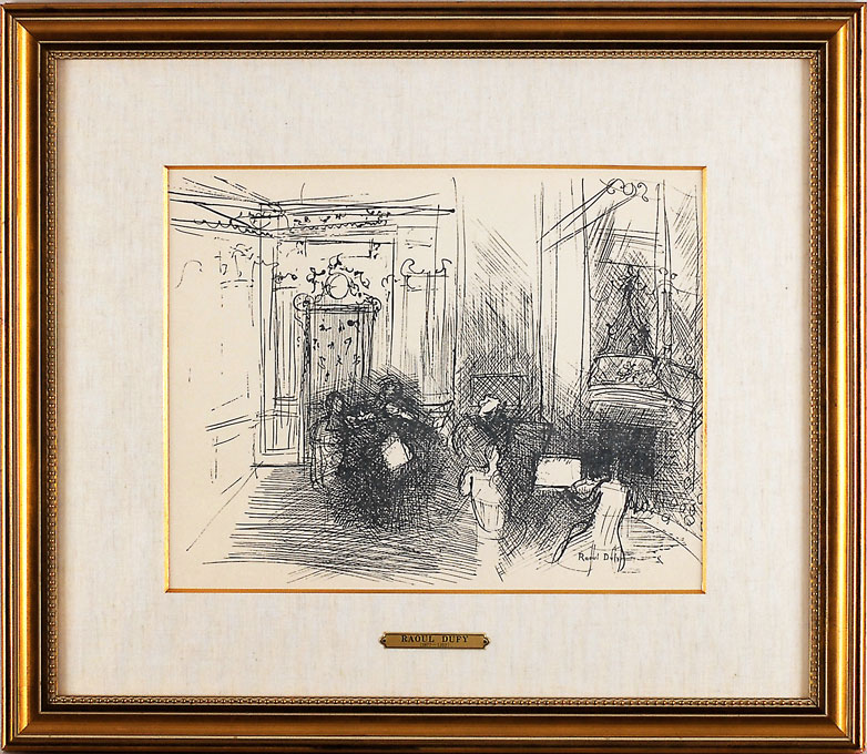 ラウル・デュフィ 「室内楽（見開き）」 | | アトリエ・ブランカ