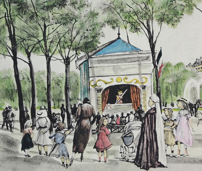 藤田嗣治 「シャンゼリゼ通り」 | | アトリエ・ブランカ