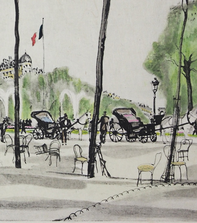 藤田嗣治 「シャンゼリゼ通り」 | | アトリエ・ブランカ