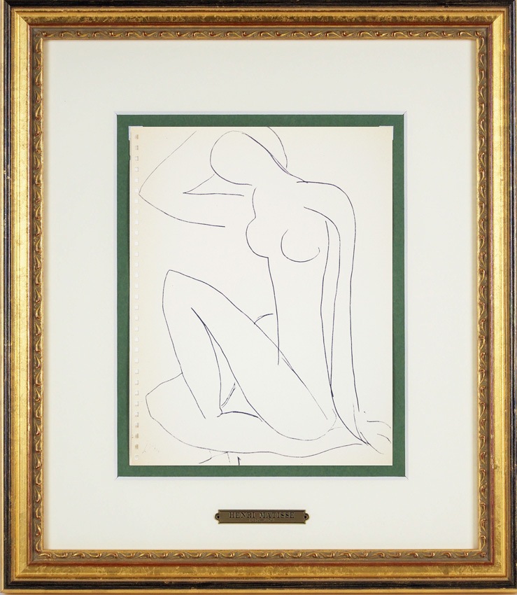 アンリ・マティス 「CARNET(16）ヌード」 | | アトリエ・ブランカ