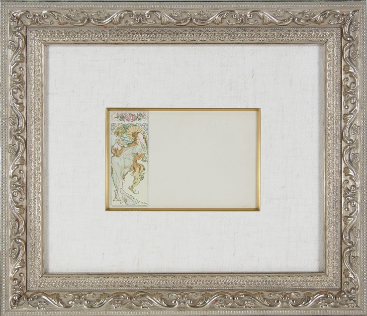 特別額装済/ショコラ イデアル/アルフォンス ミュシャ Amazon.co.jp: ショコラ イデアル ココア - アルフォンス