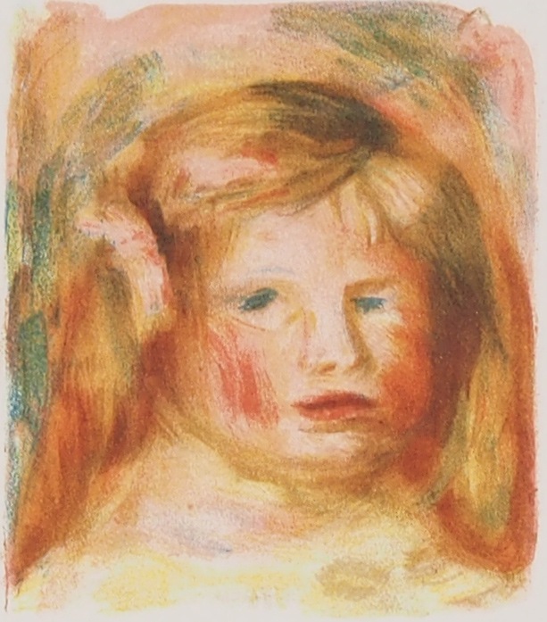 RENOIR ルノワール『創作と技法』挿絵本 リトグラフ P=A・ルノワール 「クロード・ルノワール」 | | アトリエ・ブランカ