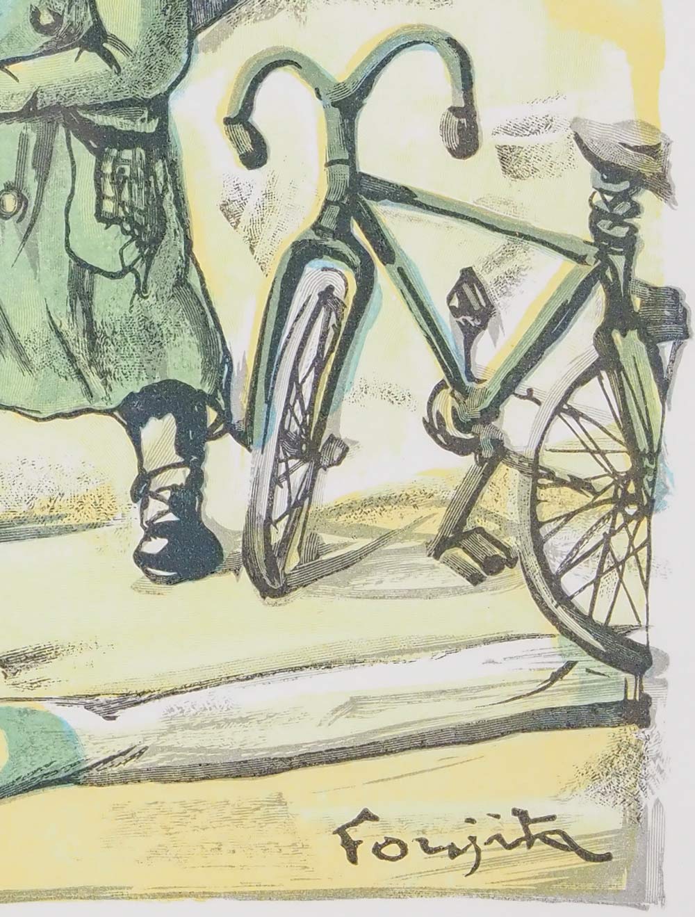 藤田嗣治 「ポスター貼り」 | | アトリエ・ブランカ