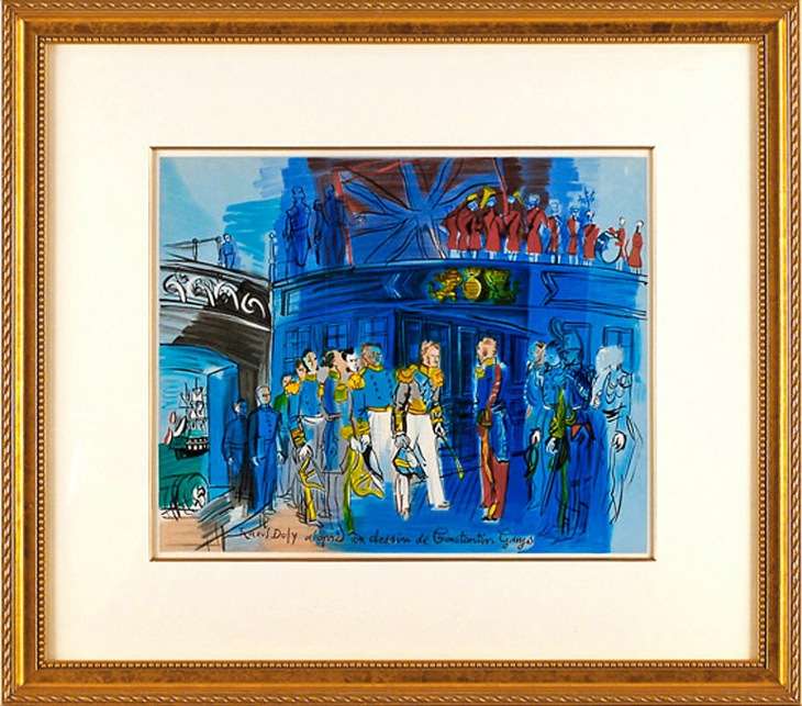 ラウル・デュフィ 「フリーゲート艦の王子（見開き）」 | | アトリエ