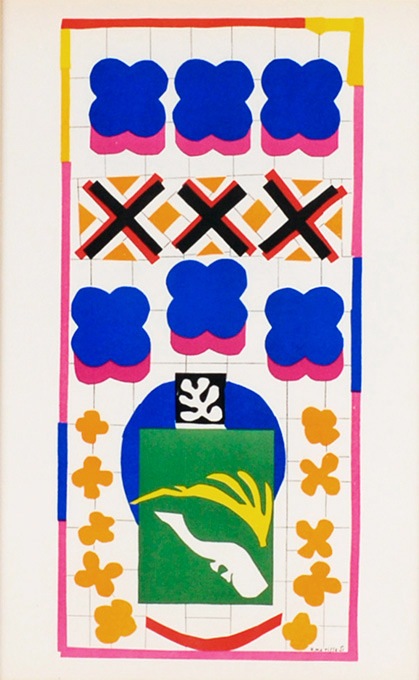 アンリ・マティス(Henri Matisse)、【大きな断崖，魚】 アンリ・マティス(Henri Matisse)、【大きな断崖，魚】